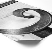 Alphabet Letter Fotografy G9 Black and White 4x6 Fotodruck (Ecke)