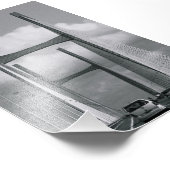 Alphabet Letter Fotografy H2 Black and White 4x6 Fotodruck (Ecke)