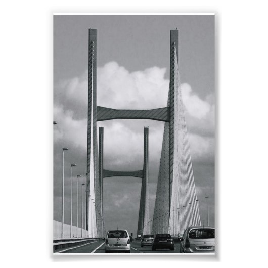 Alphabet Letter Fotografy H2 Black and White 4x6 Fotodruck (Vorne)