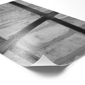 Alphabet Letter Fotografy H4 Black and White 4x6 Fotodruck (Ecke)