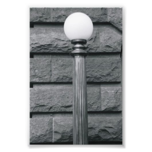 Alphabet Letter Fotografy I2 Black and White 4x6 Fotodruck (Vorne)