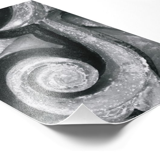 Alphabet Letter Fotografy J2 Black and White 4x6 Fotodruck (Ecke)