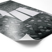 Alphabet Letter Fotografy L1 Black and White 4x6 Fotodruck (Ecke)