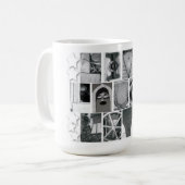 Alphabet Letter Fotografy Live Laugh Liebe Tasse (Vorderseite Links)