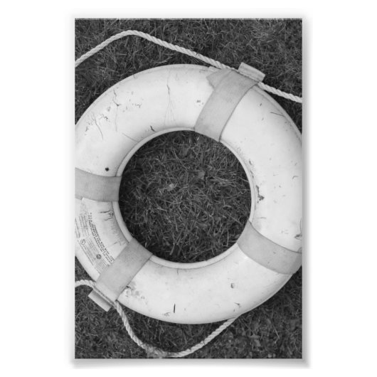 Alphabet Letter Fotografy O2 Black and White 4x6 Fotodruck (Vorne)