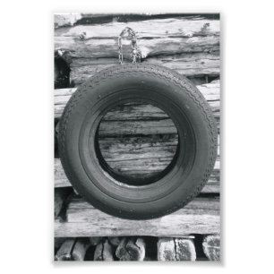 Alphabet Letter Fotografy O3 Black and White 4x6 Fotodruck