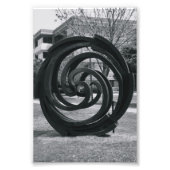 Alphabet Letter Fotografy O7 Black and White 4x6 Fotodruck (Vorne)