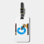 Alphabet Letter G is for Guitar Gepäckanhänger (Vorderseite vertikal)