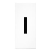 Alphabet Letter i Learning Bildung Card Werbekarte (Vorne)