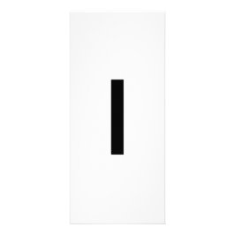 Alphabet Letter i Learning Bildung Card Werbekarte