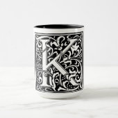Alphabet Letter K on Tasse (Zentrum)