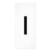 Alphabet Letter L Learning Bildung Card Werbekarte (Hinten)