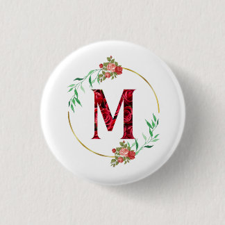 Alphabet Letter M Button