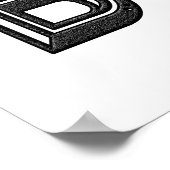 Alphabet Letter Name Art Poster (Ecke)