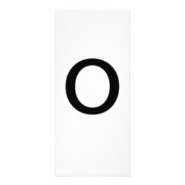 Alphabet Letter O Learning Bildung Card Werbekarte