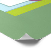 Alphabet Letter S ist für Eichhörnchen Poster (Ecke)