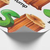 Alphabet Letter S'Espresso Kunst, Dichtung und Mus Geschenkpapier