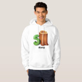 Alphabet Letter S'Espresso Kunst, Dichtung und Mus Hoodie (Vorne ganz)