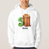 Alphabet Letter S'Espresso Kunst, Dichtung und Mus Hoodie (Vorderseite)