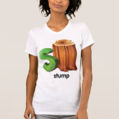 Alphabet Letter S'Espresso Kunst, Dichtung und Mus T-Shirt (Vorderseite)