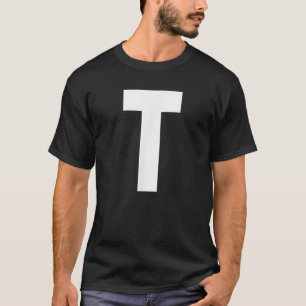 Alphabet Letter T Shirt