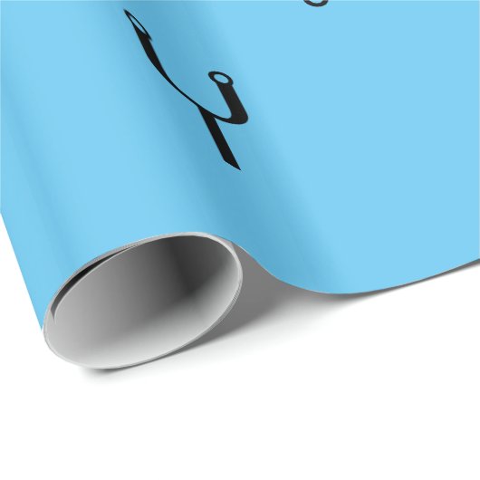 ALPHABET_LETTERS_ABC_PATTERN_LIGHT_BLUE_BLACK GESCHENKPAPIER (Rolleneckpunkt)