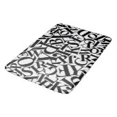 Alphabet Letters Badematte (Schrägansicht)