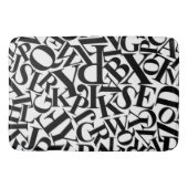 Alphabet Letters Badematte (Vorderseite)