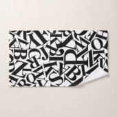 Alphabet Letters Badhandtuch Set (Handtuch)