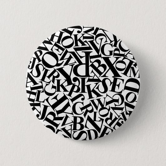 Alphabet Letters Button (Vorderseite)