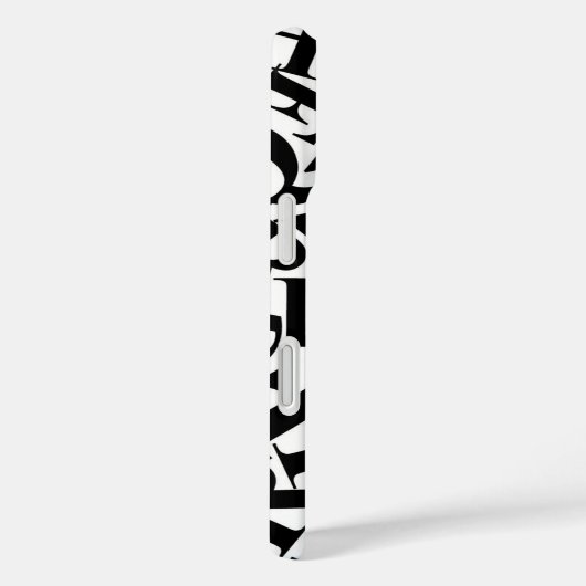 Alphabet Letters Case-Mate iPhone Hülle (Rückseite / Rechts)