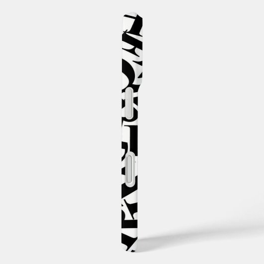 Alphabet Letters Case-Mate iPhone Hülle (Rückseite / Rechts)