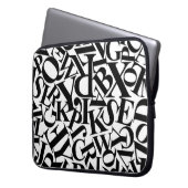 Alphabet Letters Laptopschutzhülle (Vorderseite Links)