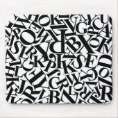 Alphabet Letters Mousepad (Vorne)
