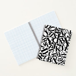 Alphabet Letters Notizblock