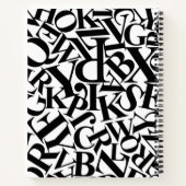 Alphabet Letters Notizblock (Rückseite)