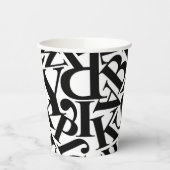 Alphabet Letters Pappbecher (Links)