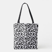 Alphabet Letters Pattern Tasche (Rückseite)