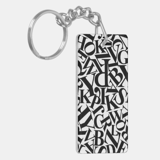 Alphabet Letters Schlüsselanhänger (Vorderseite links)