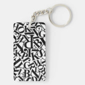 Alphabet Letters Schlüsselanhänger (Rückseite)