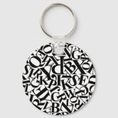 Alphabet Letters Schlüsselanhänger (Rückseite)