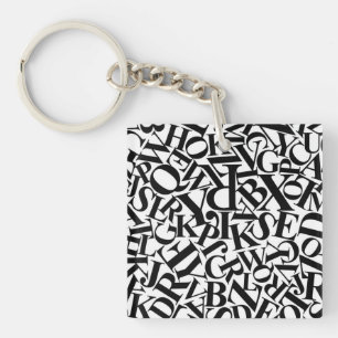 Alphabet Letters Schlüsselanhänger