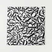 Alphabet Letters Wandteppich (Vorderseite (Horizontal))