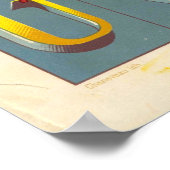 Alphabet (Lettres kapitales) Poster (Ecke)