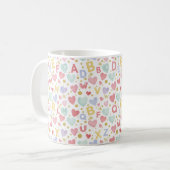 Alphabet-Liebe-Nursery-Muster Kaffeetasse (Vorderseite Links)