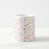 Alphabet-Liebe-Nursery-Muster Kaffeetasse (Mittel)