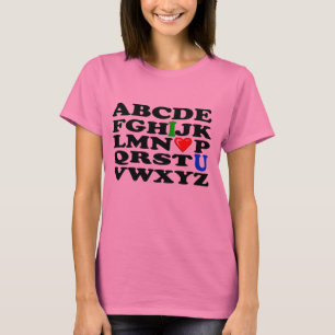 ALPHABET-LIEBE T-Shirt