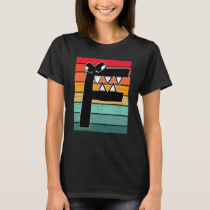 Alphabet Lore f Retro-Sonnenuntergangs-Kostüm für  T-Shirt