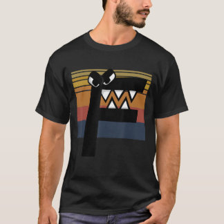 Alphabet Lore of Retro Sunset Costume for Boys Val T-Shirt