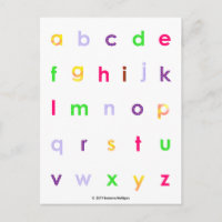 Alphabet Lower Case Letters